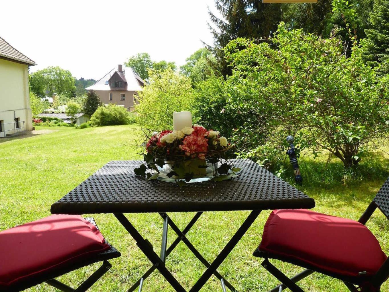 Ferienwohnung Villa Am Haussee Feldberger Seenlandschaft Bagian luar foto
