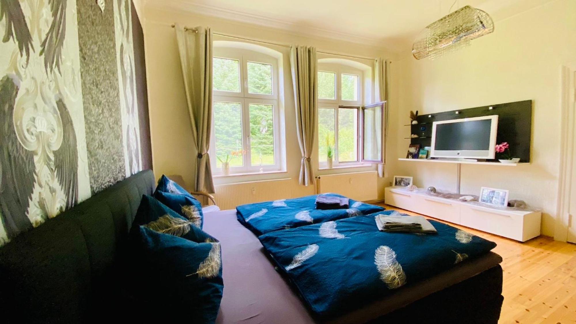 Ferienwohnung Villa Am Haussee Feldberger Seenlandschaft Bagian luar foto