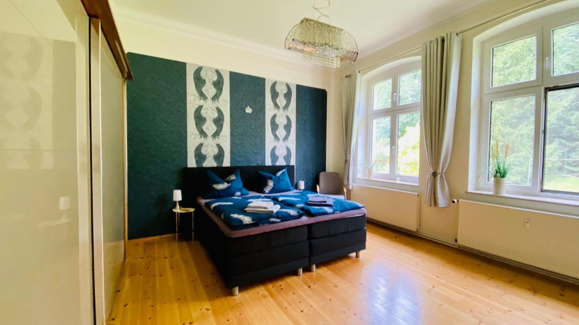 Ferienwohnung Villa Am Haussee Feldberger Seenlandschaft Bagian luar foto